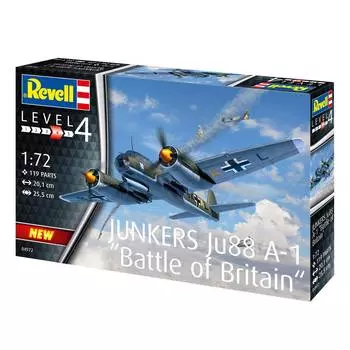 Revell Сборная модель самолета Junkers Ju88 A-1 «Битва за Британию», 1:72