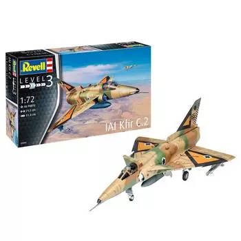 Revell Сборная модель Всепогодный многоцелевой истребитель Kfir C-2, 1:72
