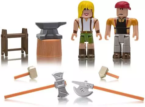 Roblox набор фигурок "Роблокс Лабиринт: Мастерская кузнеца - Forgers Workshop W6" 8 см ROB0210