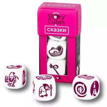 RORYS STORY CUBES Настольная игра "Кубики историй Сказки", дополнительный набор
