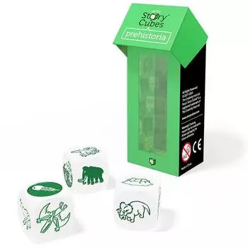RORYS STORY CUBES Настольная игра "Кубики историй Динозавры", дополнительный набор
