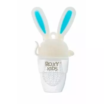 Roxy-kids Ниблер для прикорма Bunny Twist, голубой