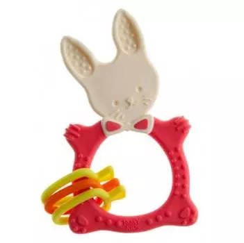 Roxy-kids Универсальный прорезыватель Bunny, коралловый
