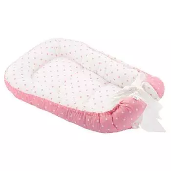 Roxy-kids Уютный кокон-гнездо для новорожденных, розовый