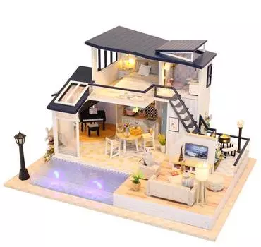 Румбокс Diy House "Вилла с бассейном"