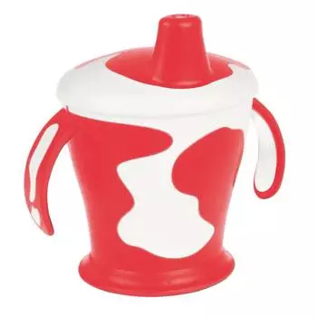 Поильник-непроливайка с ручками Canpol Little cow 31/404, 9+ мес., 250 мл, красный