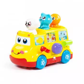 Полесье Игрушка развивающая "Школьный автобус" (в коробке)