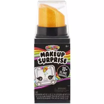 Poopsie Rainbow Surprise Игровой набор Makeup с тенями и блеском для губ, оранжевый