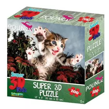 PRIME 3D "Пушистый охотник 13568" - 3D пазл