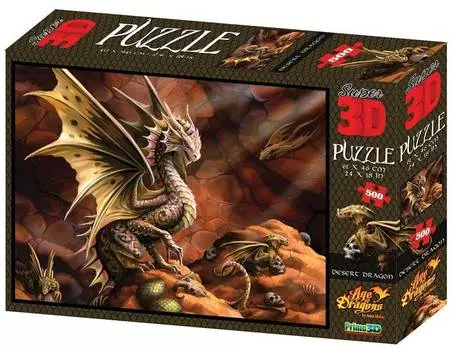 PRIME 3D "Пустынный дракон 10091" - 3D пазл