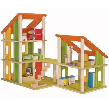 Plan Toys Кукольный домик Шале, с мебелью