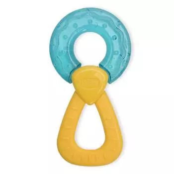 Прорезыватель Chicco Fresh Relax "Кольцо", голубой, 4+, 310411099