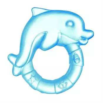 Прорезыватель водный охлаждающий Canpol "Дельфин", 2/221, 0+, голубой