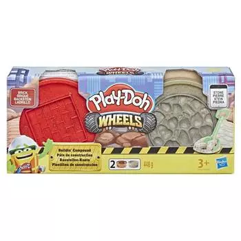 Play-Doh Набор массы для лепки Wheels, красный