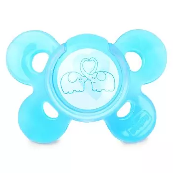 Пустышка Chicco Physio Comfort "Слоники", 1 шт., 6-12 мес., силикон, 310410124