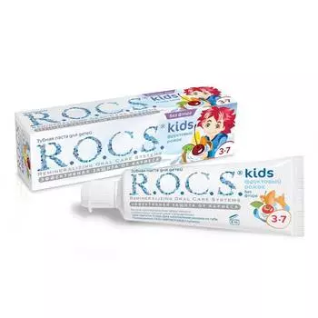 R.O.C.S. Kids Зубная паста "Фруктовый рожок" без фтора