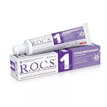 R.O.C.S Зубная паста "UNO Whitening Отбеливание", 74 г
