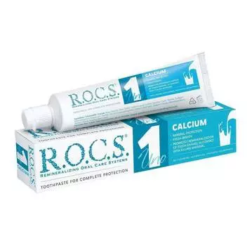 R.O.C.S. Зубная паста UNO Calcium Кальций, 74 гр