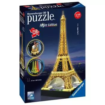Ravensburger 3D-пазл "Ночная Эйфелева башня", 216 элементов