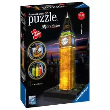 Ravensburger 3D-пазл "Ночной Биг-Бен", 216 элементов