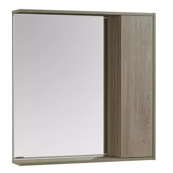 Зеркальный шкаф Aquaton Стоун 1A228302SX850 80 x 83.3 см, с подсветкой, сосна арлингтон