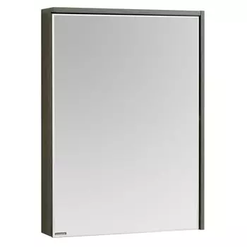 Зеркальный шкаф Aquaton Стоун 1A231502SXC80 60 x 83.3 см, с подсветкой, грецкий орех