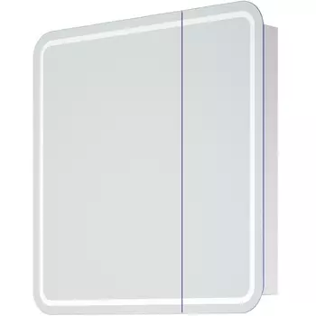 Зеркальный шкаф Corozo Алабама 80 см SD-00000902 с подсветкой, белый