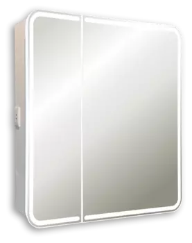 Зеркальный шкаф Creto Zoe 80х80 с LED подсветкой 16-805800Z
