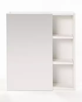 Зеркальный шкаф Orange Optima Op-60ZSW 60x75см белый