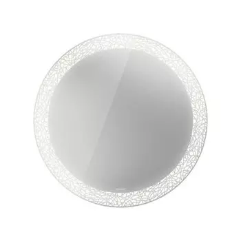 Зеркало Duravit Happy D.2 Plus HP7481G0000 90 x 90 см с подсветкой, круглое, белый