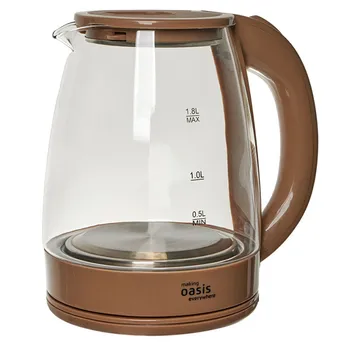 чайник OASIS K-8GI 2000Вт 1,8л стекло коричневый