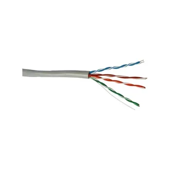 Кабель LANMASTER NewMax UTP, 4 пары, 25AWG, Кат.5e, PVC, серый, 305 метров (NM-UTP5E4PR-CU)