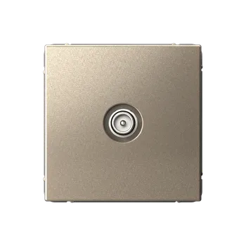 Розетка TV Systeme Electric ArtGallery, шампань, проходная (GAL000592)