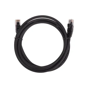 Патч-корд UTP кат.6, 2 м, RJ45-RJ45, черный, CU, LSZH, REXANT (02-0292-2)