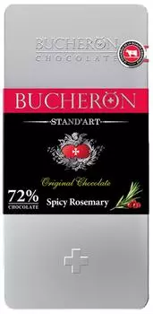 Шоколад Bucheron горький с розмарином и розовым перцем 100г