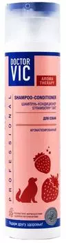 Шампунь-кондиционер для собак Doctor VIC Strawberry Tart для всех пород 250мл