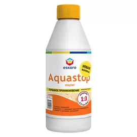грунт акриловый ESKARO Aquastop Stepler укрепляющий концентрат 0,5л, арт.4630042541498