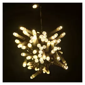 гирлянда 10м 100LED теплый белый от USB