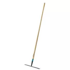грабли прямые с 15 прямыми зубьями GARDENA ClassicLine 120х38см