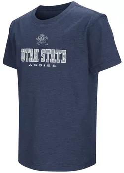 Молодежная футболка Colosseum State Utah Aggies темно-синего цвета