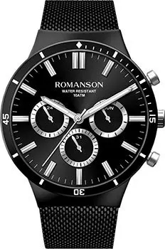 мужские часы Romanson TM9A20FMB(BK). Коллекция Adel