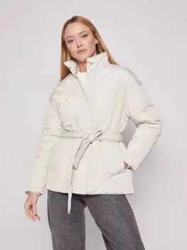 Стёганая куртка Oversize с поясом