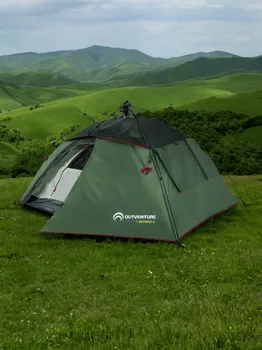 Палатка 3-местная Outventure 1 Second Tent 3, Зеленый