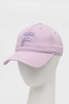 Бейсболка из хлопка Fila, фиолетовый