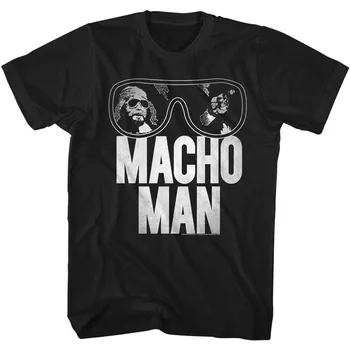Macho Man Macho Man Redo Черная футболка унисекс S