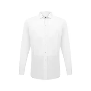 Хлопковая сорочка под смокинг с воротником бабочка Ermenegildo Zegna