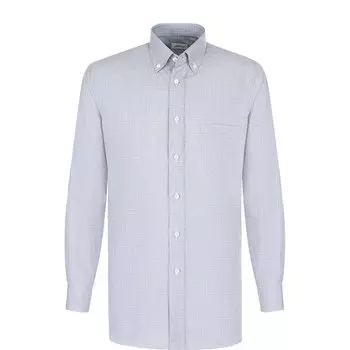 Хлопковая сорочка с воротником button down Brioni