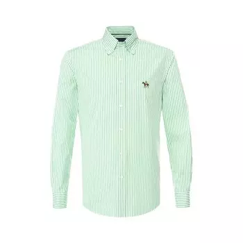 Хлопковая сорочка с воротником button down Ralph Lauren