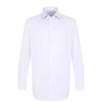 Хлопковая сорочка с воротником кент Brioni