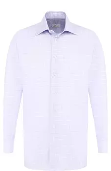 Хлопковая сорочка с воротником кент Brioni